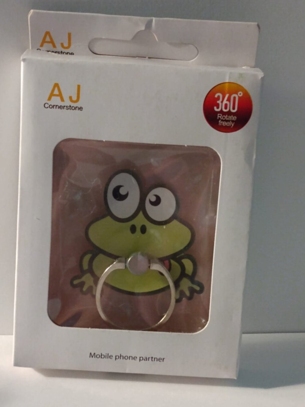 Green Frog cellphone kickstand brand new still in box